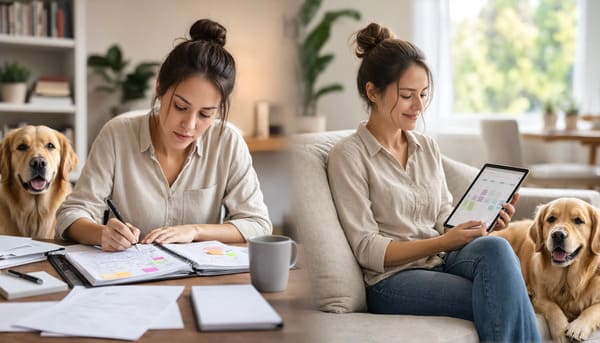 Comparaison agenda papier et agenda en ligne pour pet-sitter